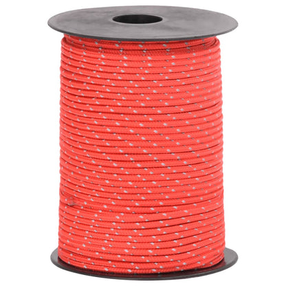 Tent Guy Rope with Reflective Strips and Spanners 50 m 3 mm