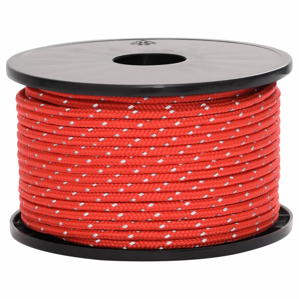 Tent Guy Rope with Reflective Strips and Spanners 50 m 5 mm