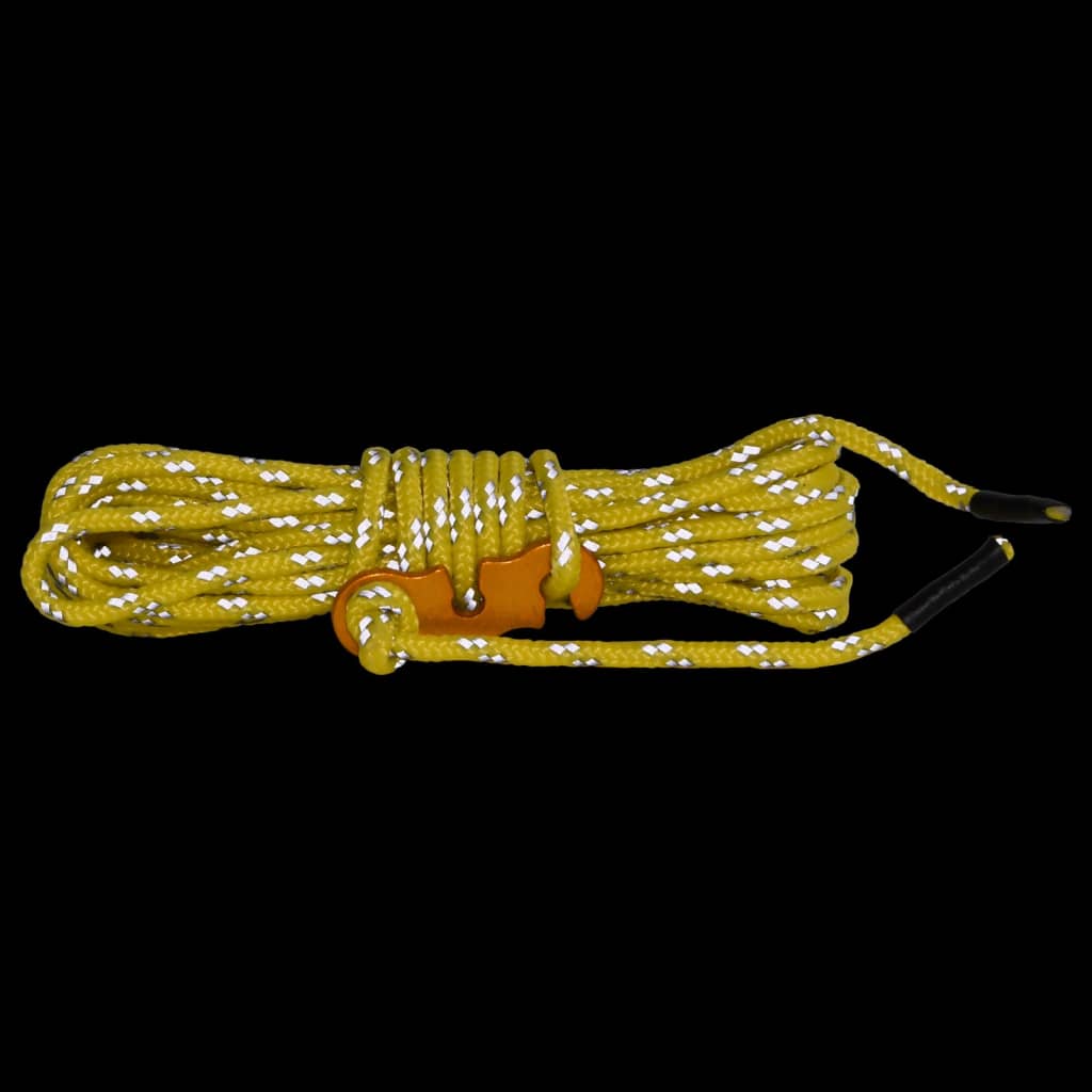 Tent Guy Ropes with Spanners Reflective 8 pcs 4 m 4 mm