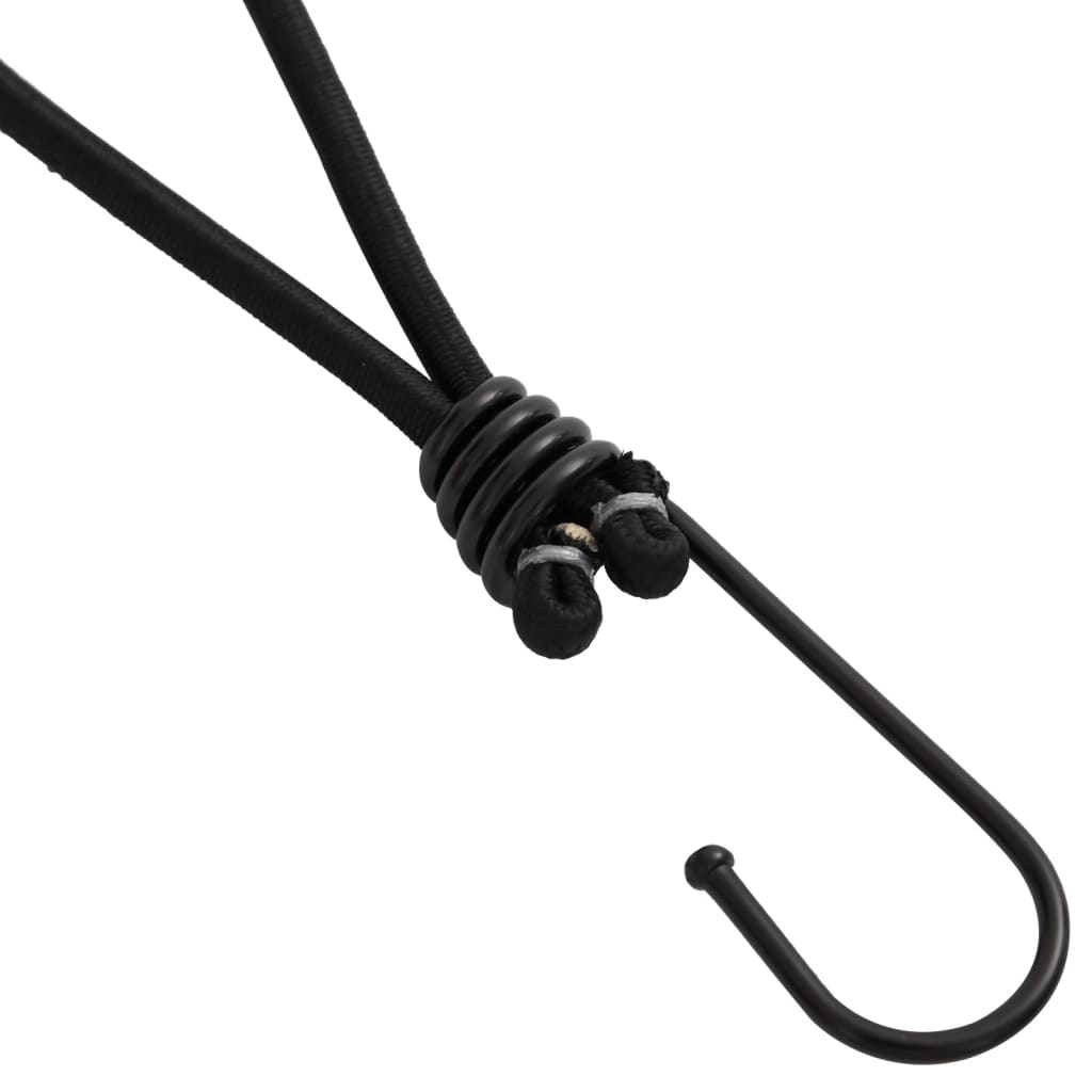 Bungee Cord with Hooks 25 pcs 17 cm