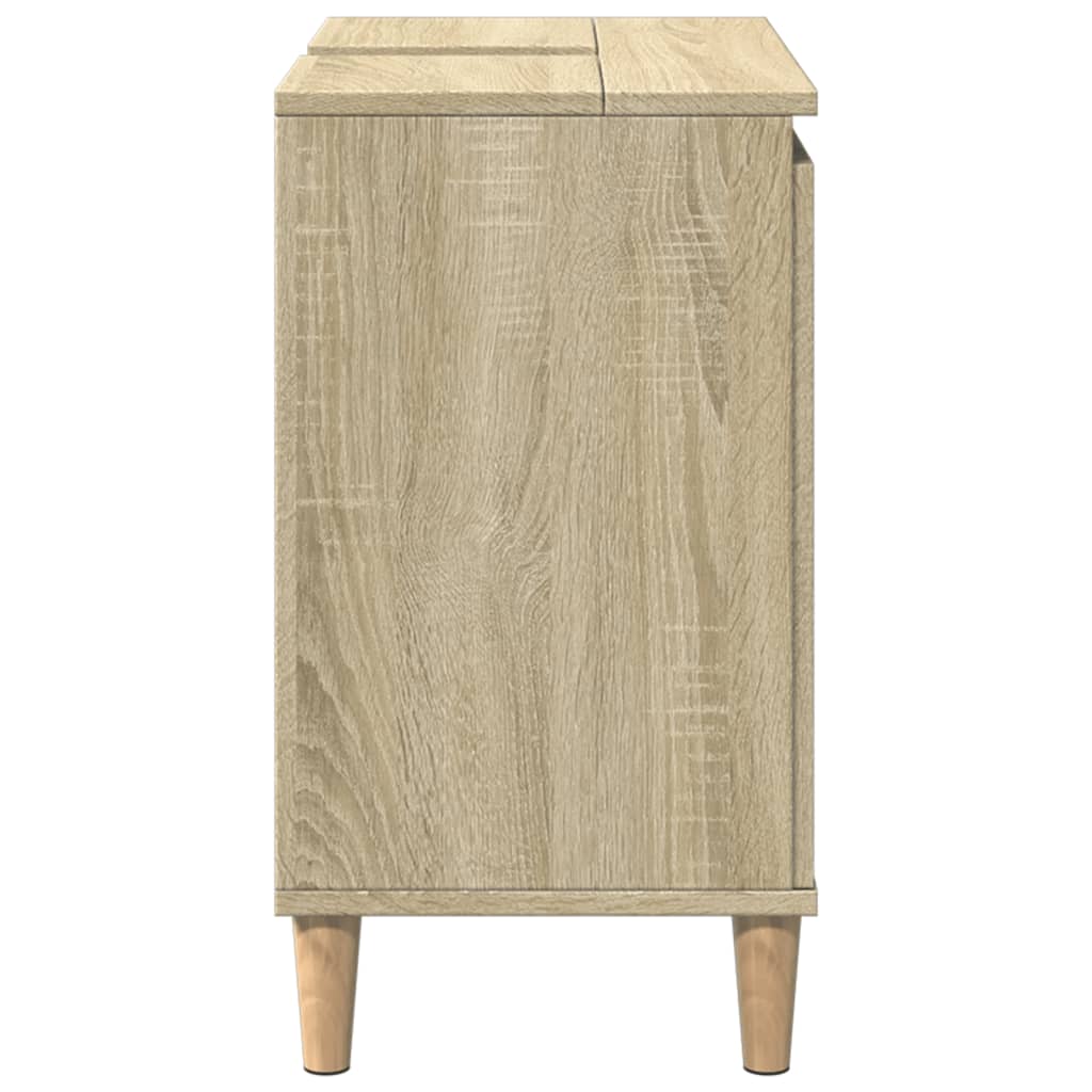 Sink Cabinet Sonoma Oak 58x33x60 cm Engineered Wood