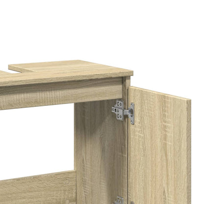 Sink Cabinet Sonoma Oak 58x33x60 cm Engineered Wood