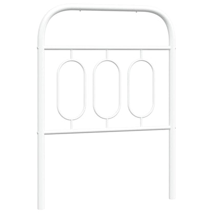 Metal Headboard White 75 cm