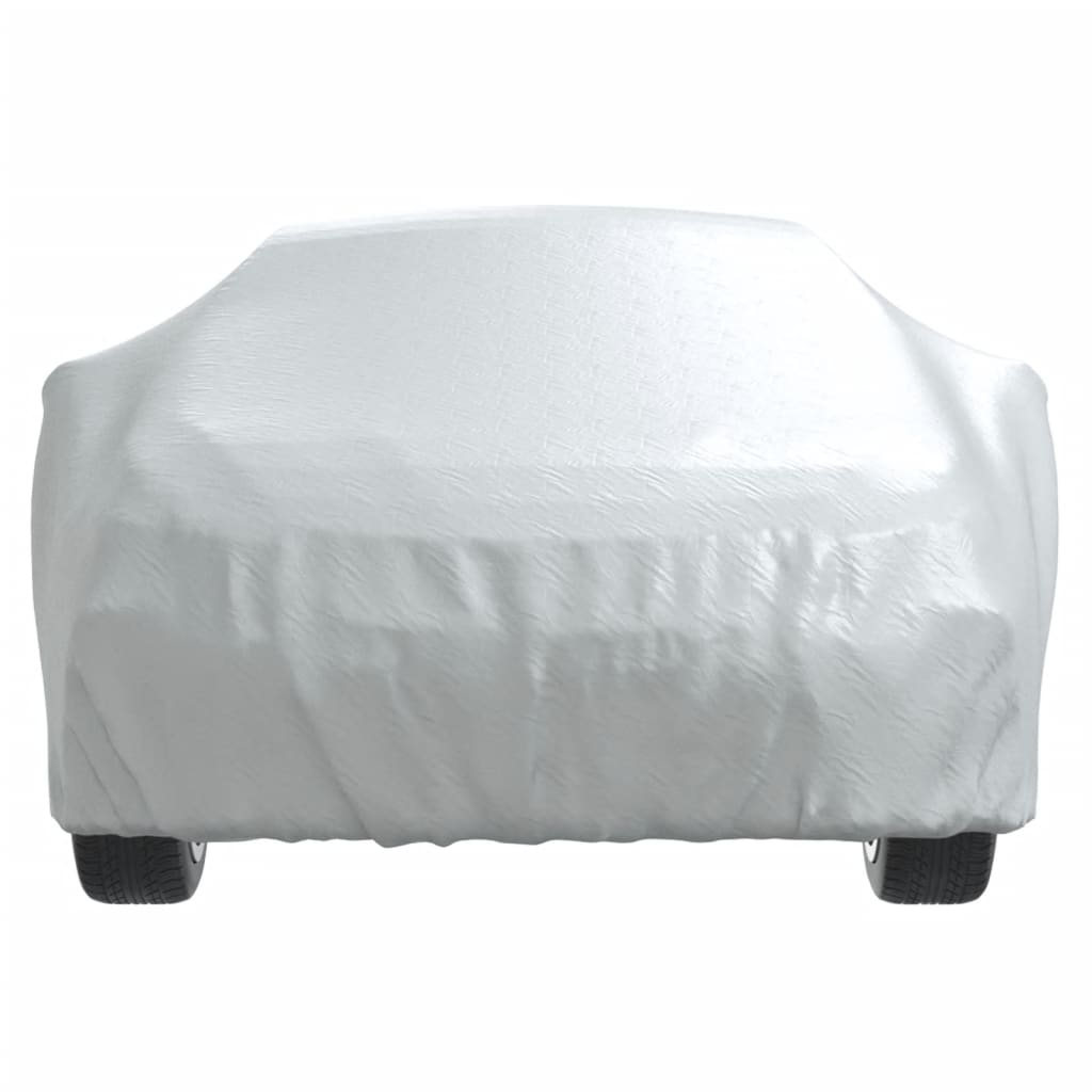 Car Cover for Sedan with Buckle Straps Full Silver XL