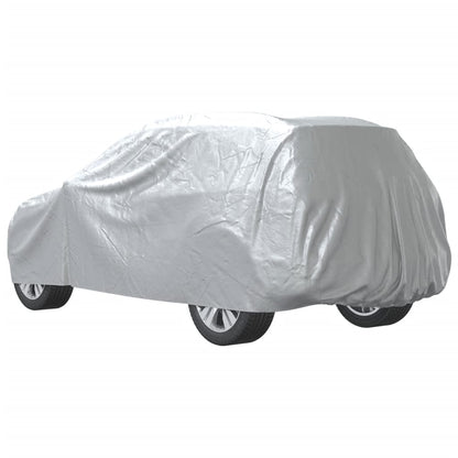 Car Cover for SUV with Buckle Straps Full Silver M