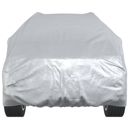 Car Cover for SUV with Buckle Straps Full Silver XL