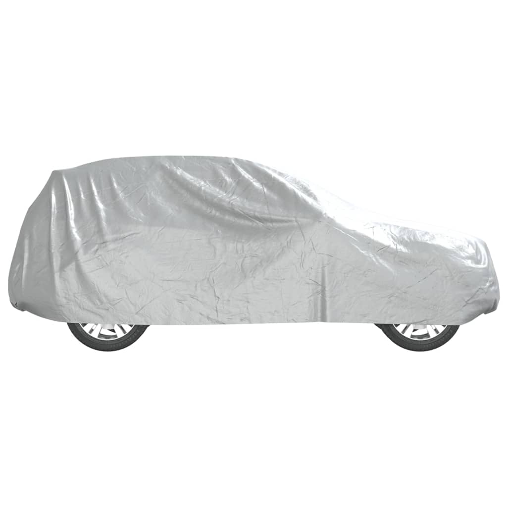 Car Cover for SUV with Buckle Straps Full Silver XL