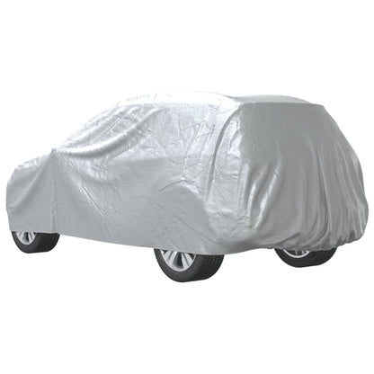 Car Cover for SUV with Buckle Straps Full Silver XL