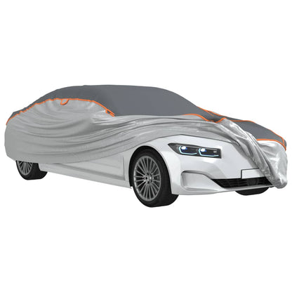 Car Cover for Sedan Hail Protection Full L Grey and Silver