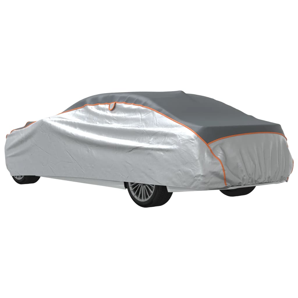 Car Cover for Sedan Hail Protection Full L Grey and Silver