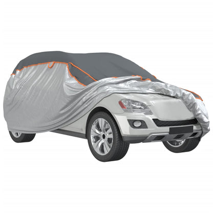 Car Cover for SUV Hail Protection Full L Grey and Silver