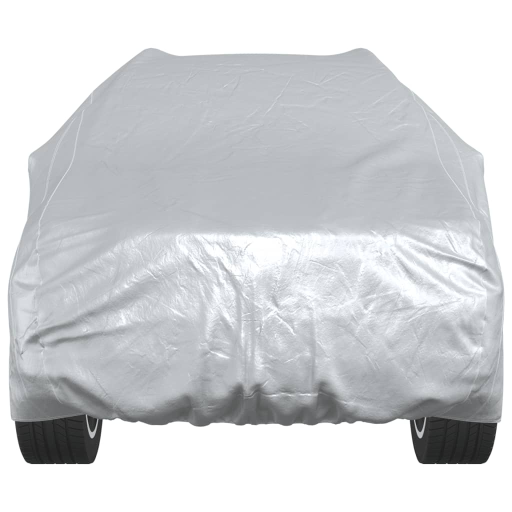 Car Cover for SUV with Buckle Straps Full Silver XL PEVA