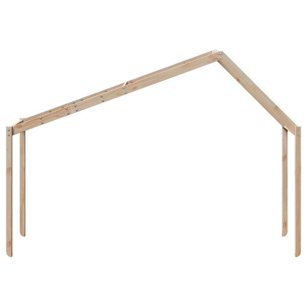 Kids' Bed Roof 213x95.5x144.5 cm Solid Wood Pine