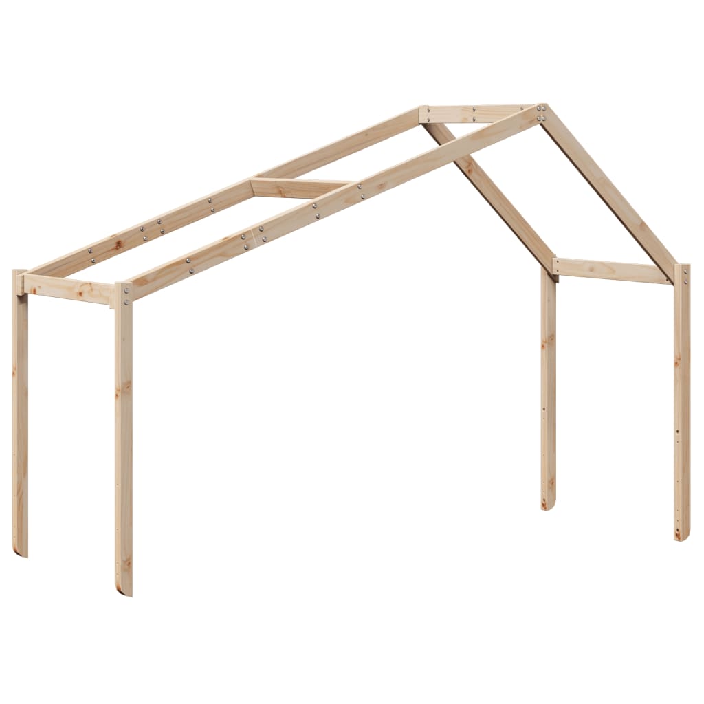 Kids' Bed Roof 213x85.5x144.5 cm Solid Wood Pine