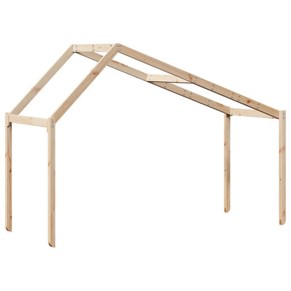 Kids' Bed Roof 213x85.5x144.5 cm Solid Wood Pine