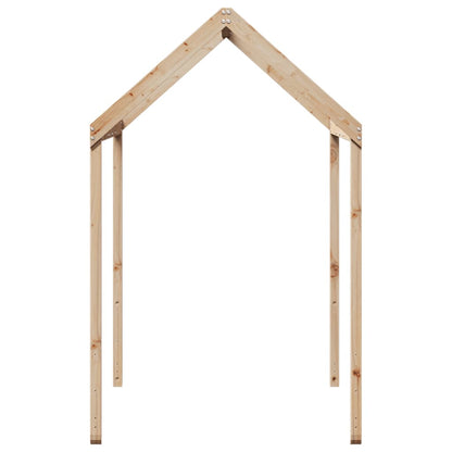 Kids' Bed Roof 207x95.5x159 cm Solid Wood Pine