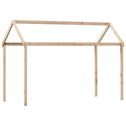 Kids' Bed Roof 207x95.5x159 cm Solid Wood Pine