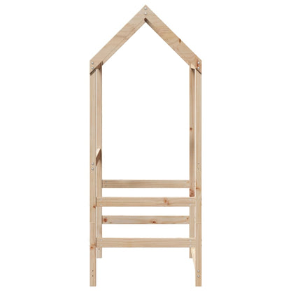 Kids' Bed Roof 108x70x176.5 cm Solid Wood Pine