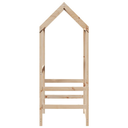 Kids' Bed Roof 98x70x176.5 cm Solid Wood Pine