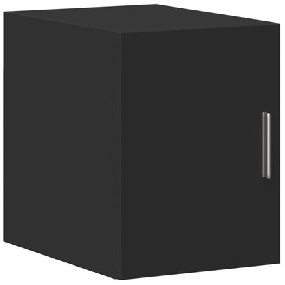 Wall Cabinet Black 30x42.5x40 cm Engineered Wood