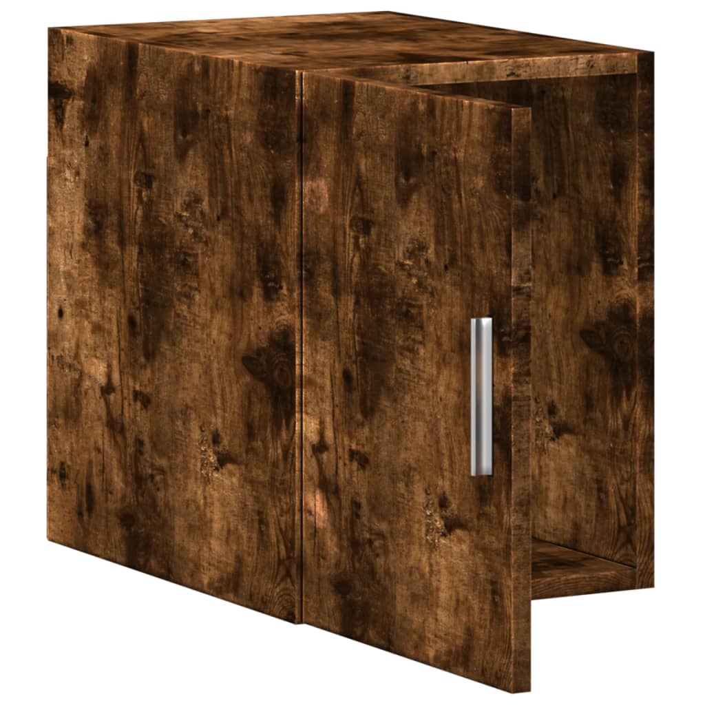 Wall Cabinet Smoked Oak 30x42.5x40 cm Engineered Wood