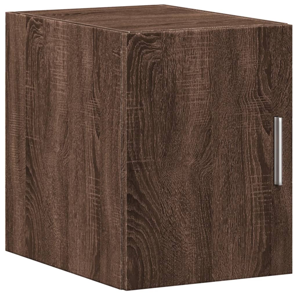 Wall Cabinet Brown Oak 30x42.5x40 cm Engineered Wood