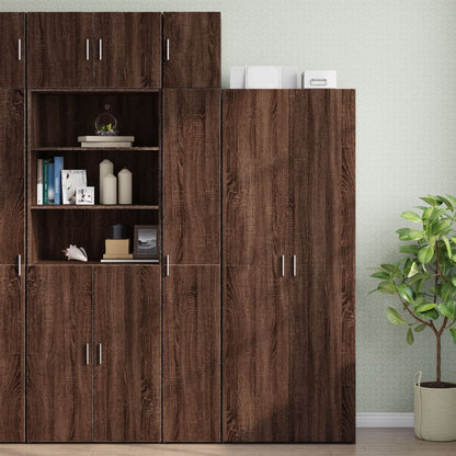 Wall Cabinet Brown Oak 30x42.5x40 cm Engineered Wood