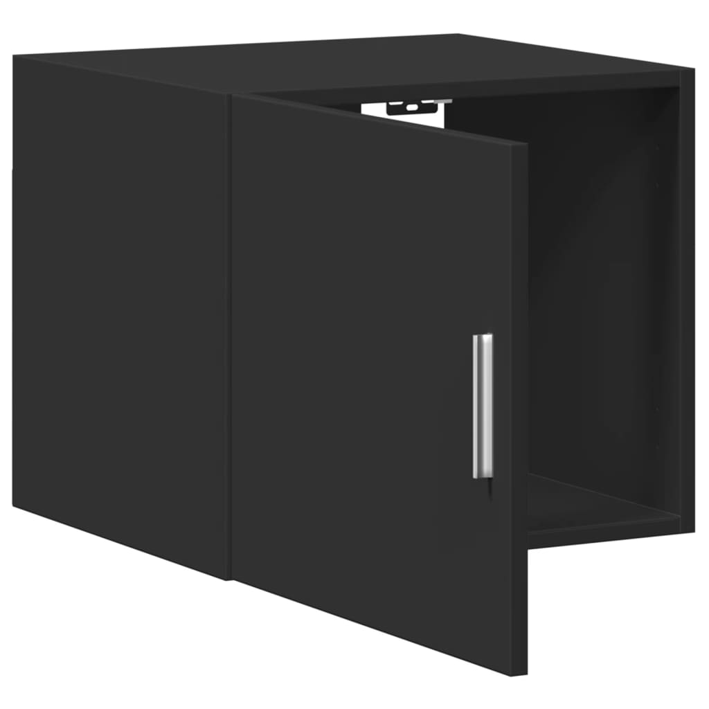 Wall Cabinet Black 45x42.5x40 cm Engineered Wood