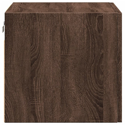 Wall Cabinet Brown Oak 50x42.5x40 cm Engineered Wood