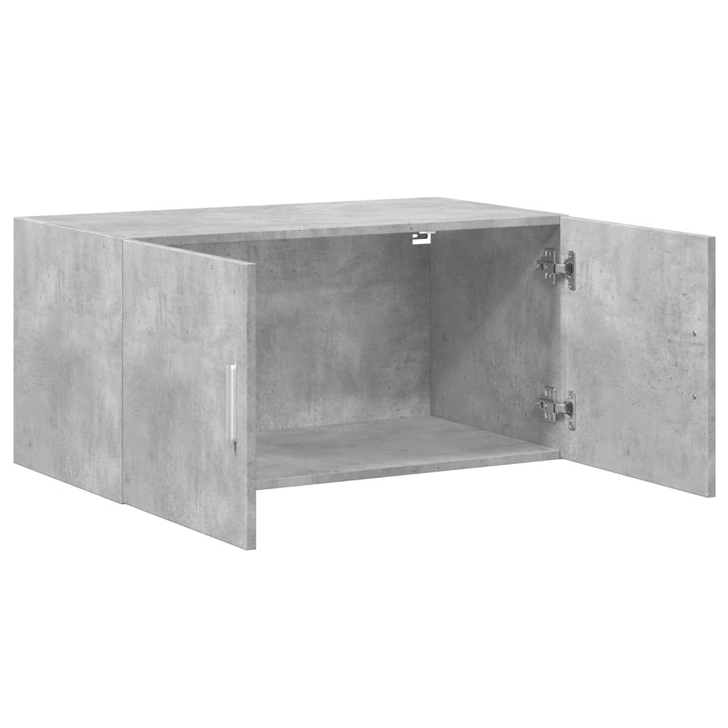 Wall Cabinet Concrete Grey 80x42.5x40 cm Engineered Wood