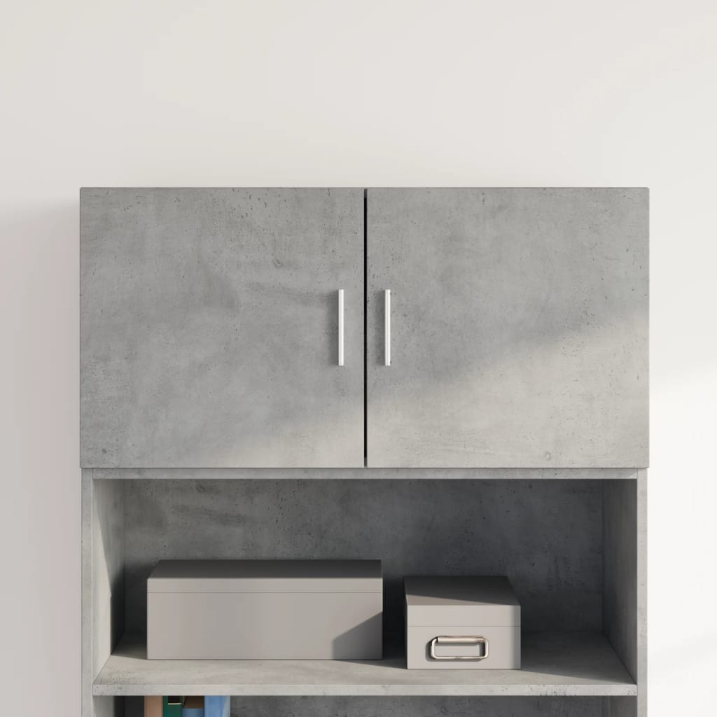 Wall Cabinet Concrete Grey 80x42.5x40 cm Engineered Wood