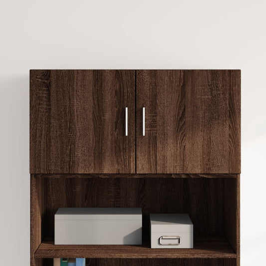 Wall Cabinet Brown Oak 80x42.5x40 cm Engineered Wood