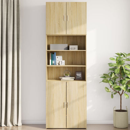 Wall Cabinet Sonoma Oak 80x42.5x64 cm Engineered Wood