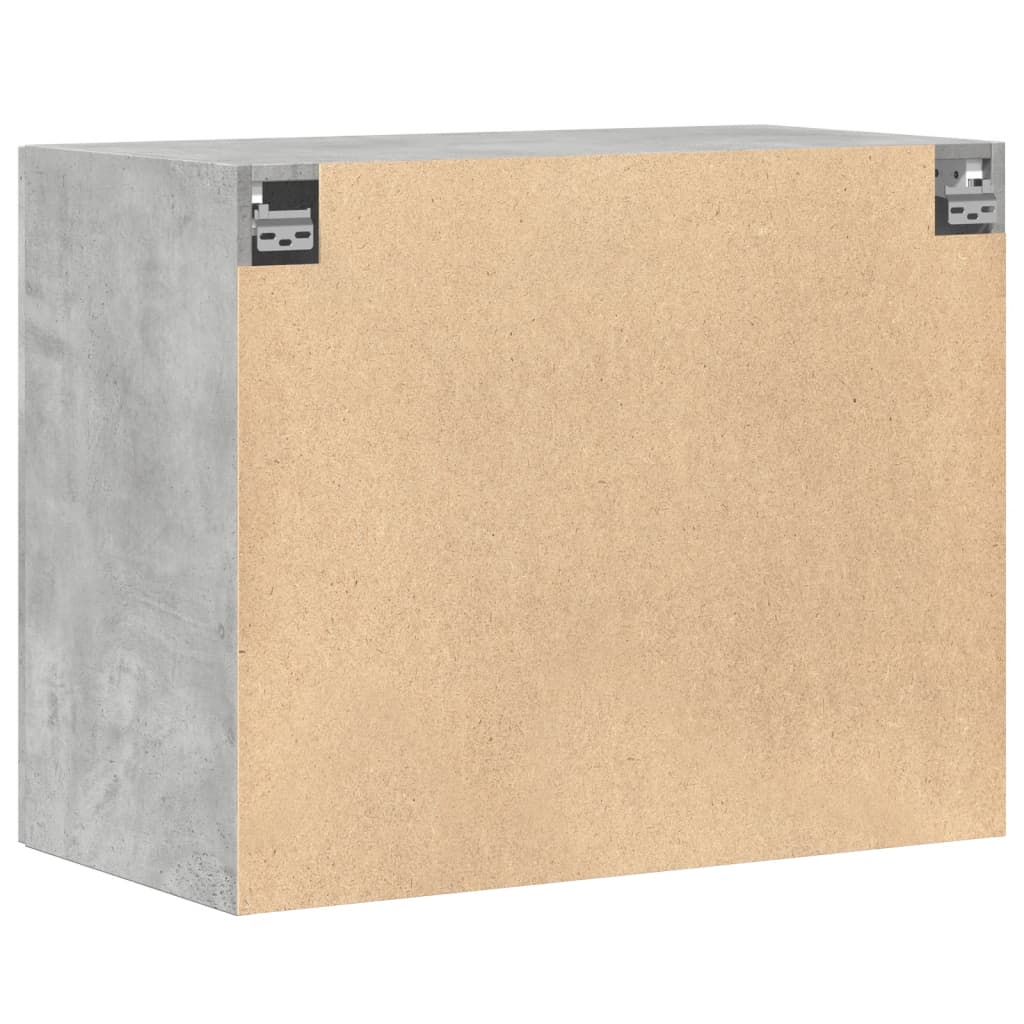 Wall Cabinet Concrete Grey 80x42.5x64 cm Engineered Wood