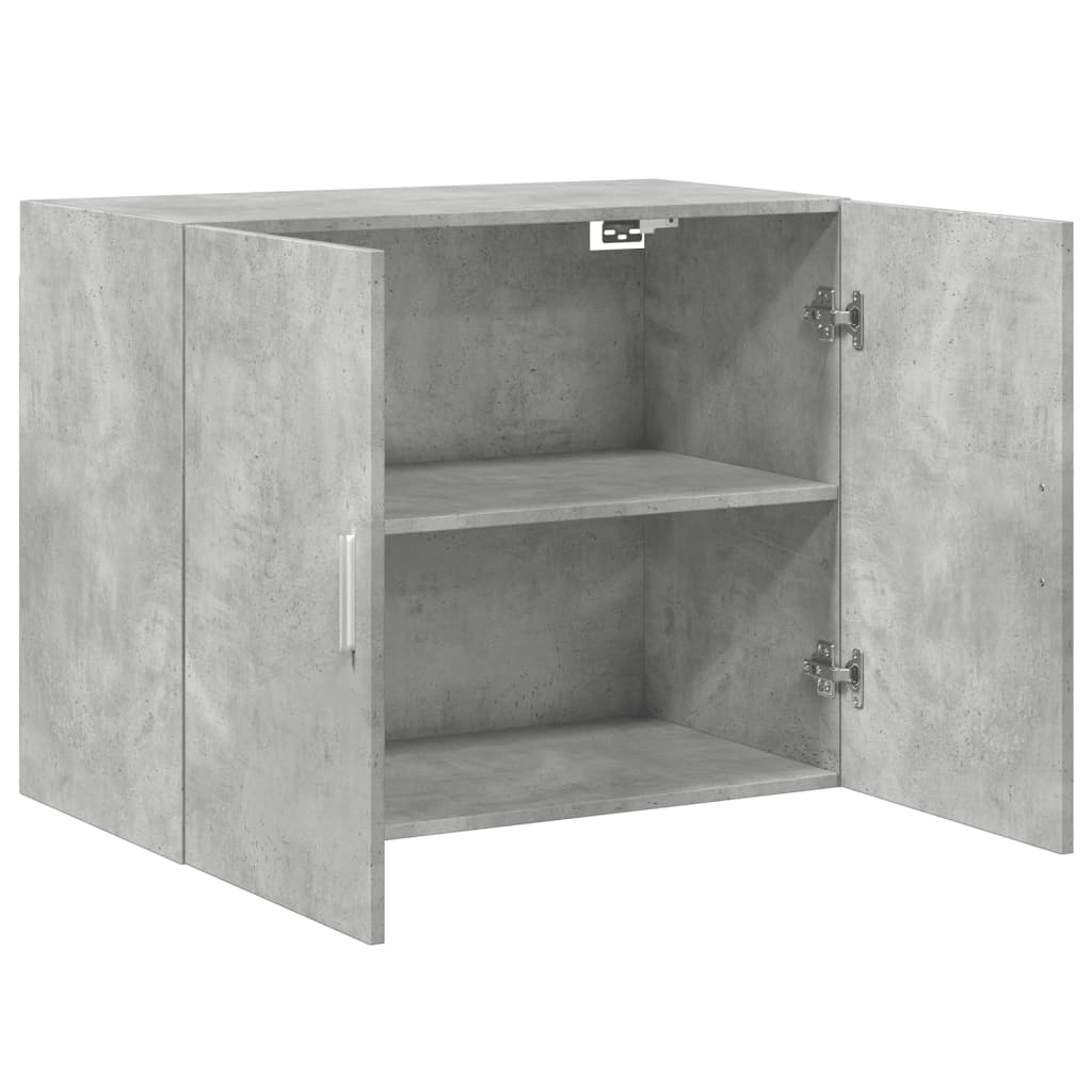 Wall Cabinet Concrete Grey 80x42.5x64 cm Engineered Wood