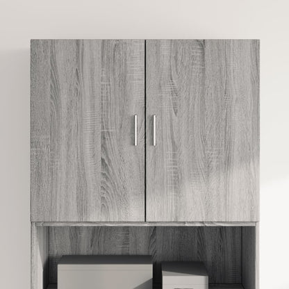 Wall Cabinet Grey Sonoma 80x42.5x64 cm Engineered Wood