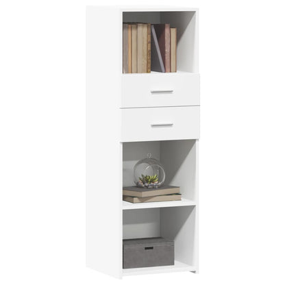 Highboard White 40x42.5x124 cm Engineered Wood