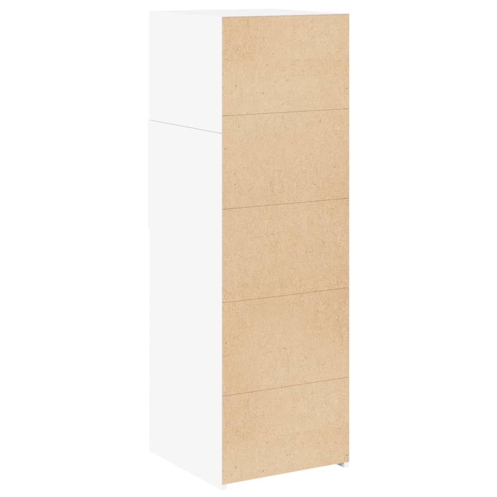 Highboard White 40x42.5x124 cm Engineered Wood