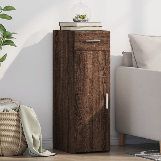 Sideboard Brown Oak 30x42.5x93 cm Engineered Wood