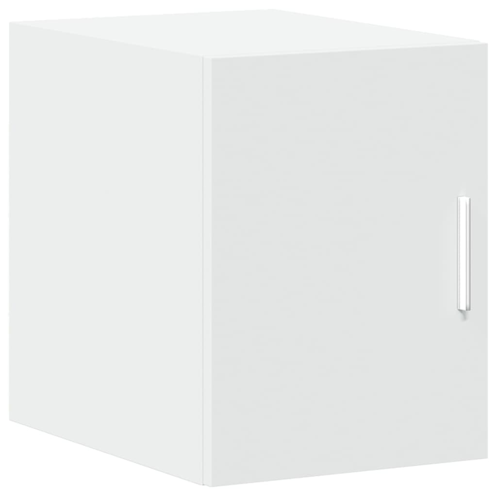 Slim Storage Cabinet White 30x42.5x225 cm Engineered Wood