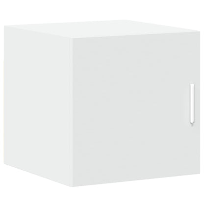 Slim Storage Cabinet White 40x42.5x225 cm Engineered Wood