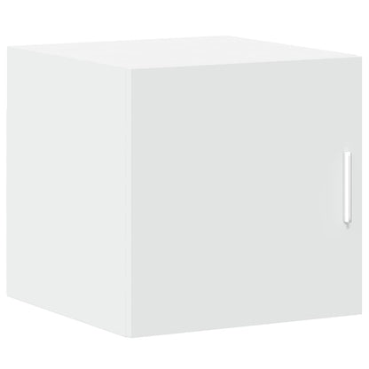 Slim Storage Cabinet White 40x42.5x225 cm Engineered Wood