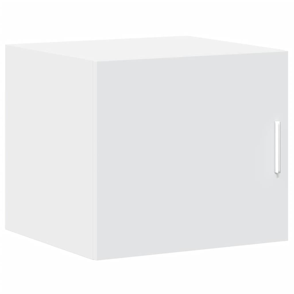 Slim Storage Cabinet White 45x42.5x225 cm Engineered Wood