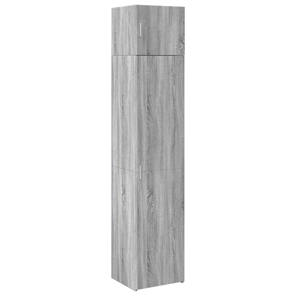 Slim Storage Cabinet Grey Sonoma 45x42.5x225 cm Engineered Wood