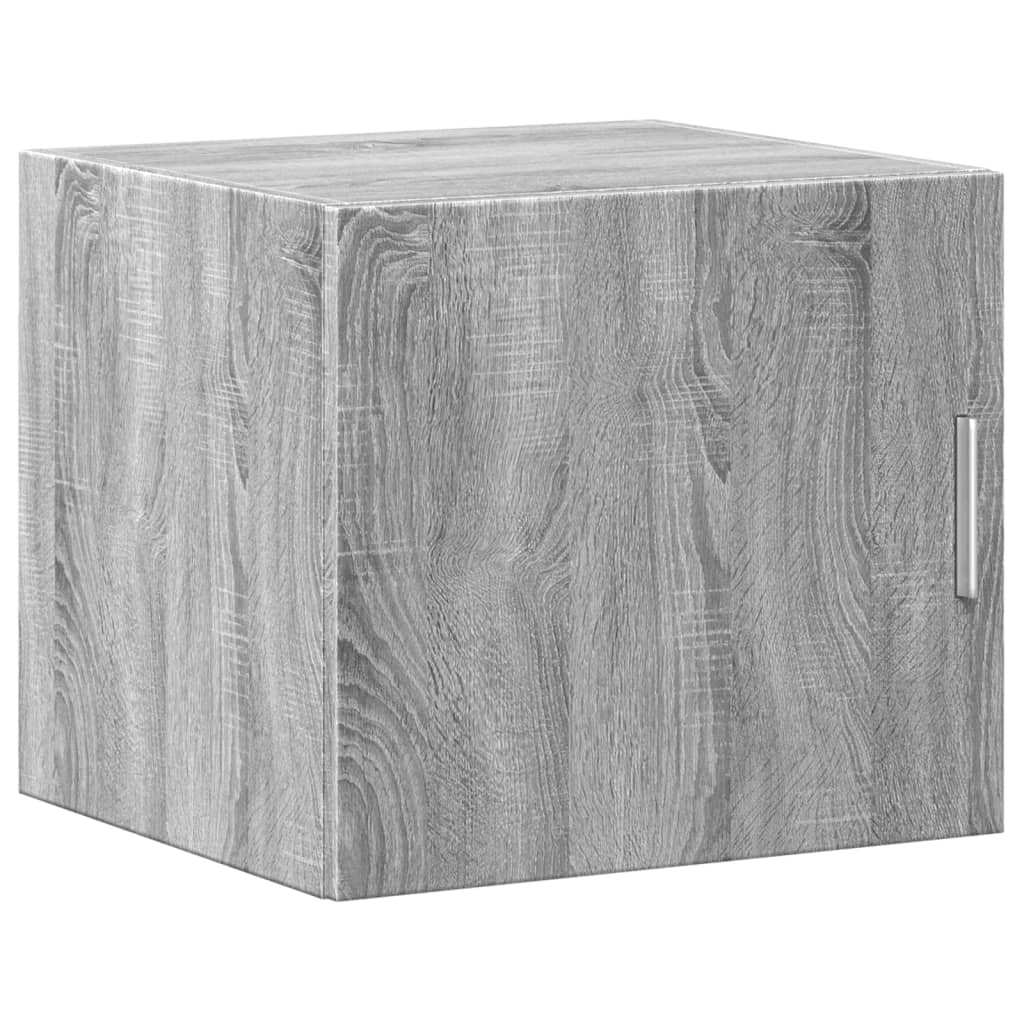 Slim Storage Cabinet Grey Sonoma 45x42.5x225 cm Engineered Wood