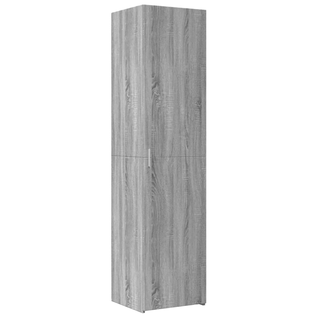 Slim Storage Cabinet Grey Sonoma 45x42.5x225 cm Engineered Wood