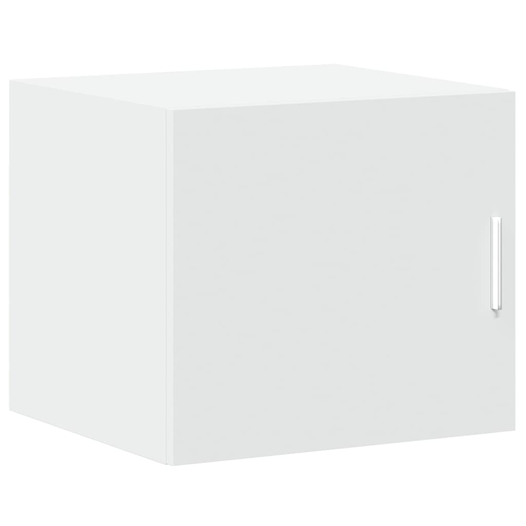 Slim Storage Cabinet White 45x42.5x225 cm Engineered Wood