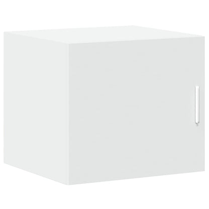 Slim Storage Cabinet White 45x42.5x225 cm Engineered Wood