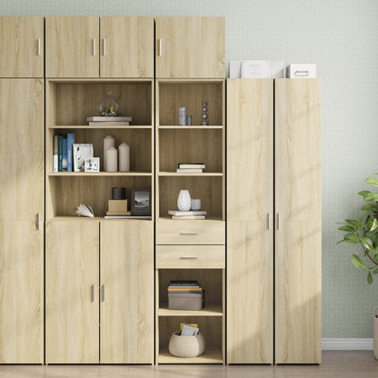 Slim Storage Cabinet Sonoma Oak 45x42.5x225 cm Engineered Wood