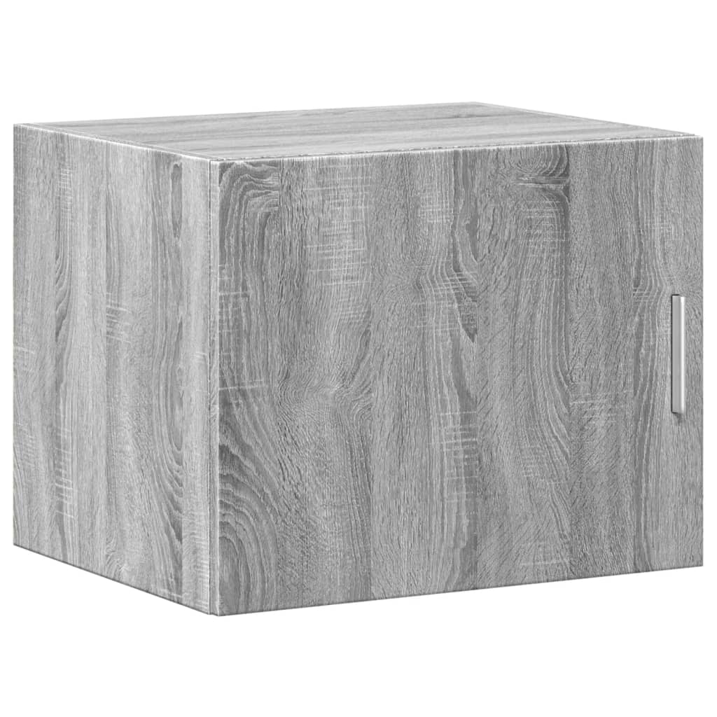 Slim Storage Cabinet Grey Sonoma 50x42.5x225 cm Engineered Wood